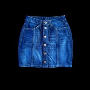2nd ONE denim mini skirt size XS